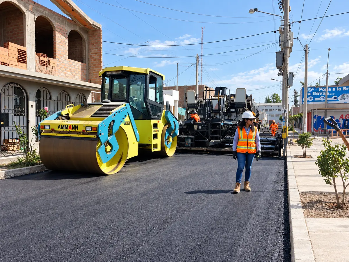 Obra INFRAESTRUCTURA VIAL: PISTAS Y VEREDAS